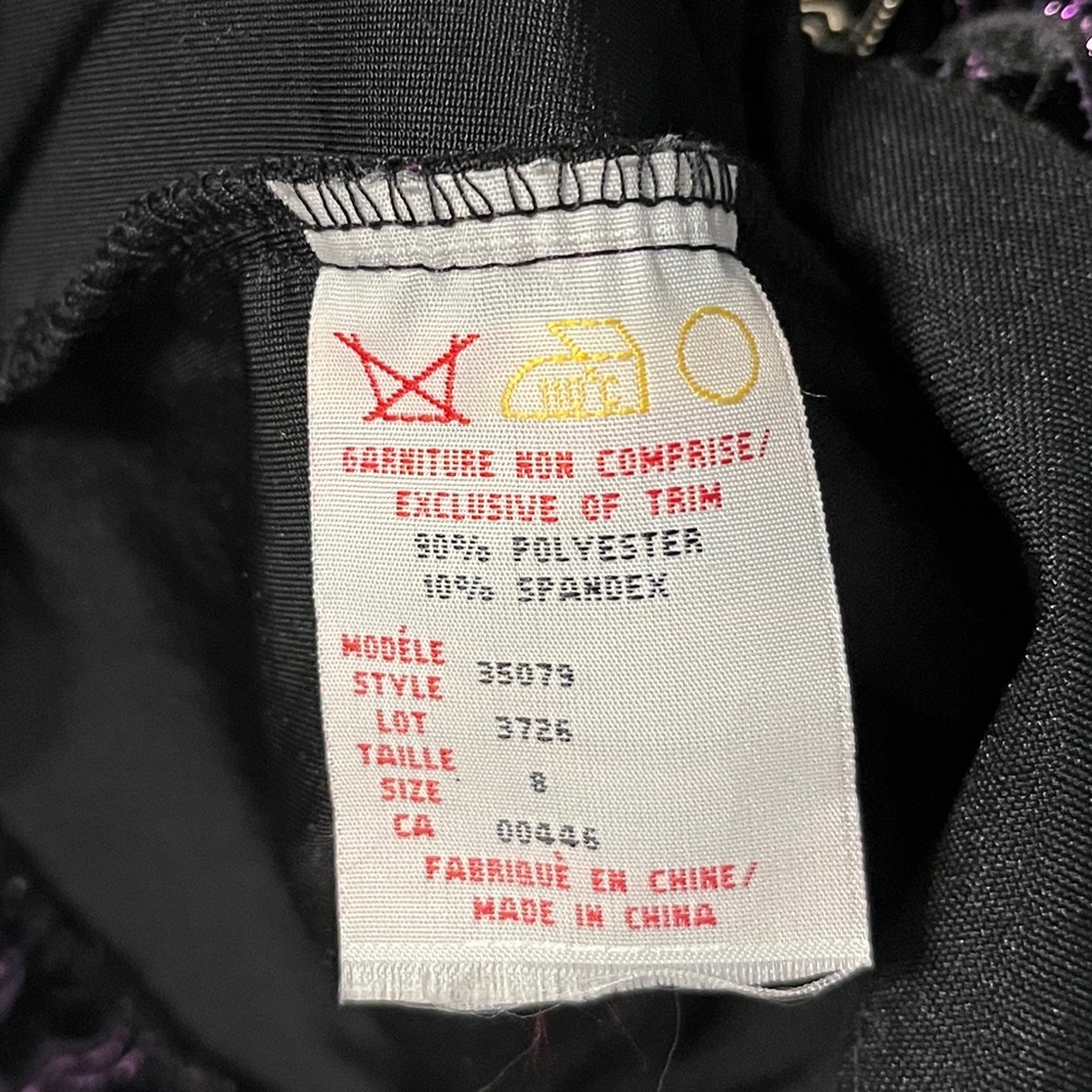 Tradition Black & purple & silver suit jacket - Picture 7 of 7